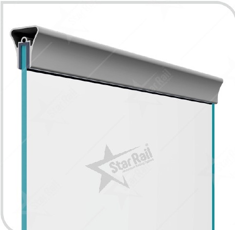 35 × 40 mm Commercial - SRT 19 - Architectural Aluminium Glass Railing Hardware | Star Rail Gujarat Wholesaler