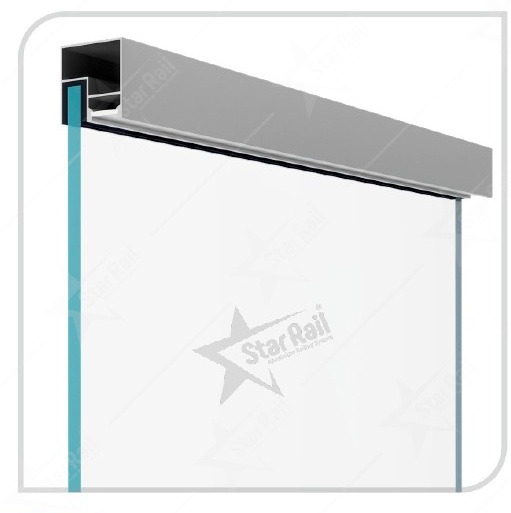 50 × 50 mm LED Pipe - SRT 20 - Architectural Aluminium Glass Railing Hardware | Star Rail Gujarat Wholesaler