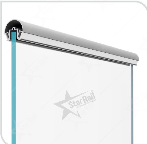 Round Dual LED - SRT 27 - Architectural Aluminium Glass Railing Hardware | Star Rail Gujarat Wholesaler
