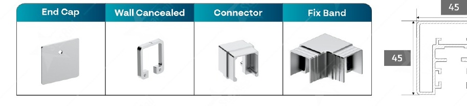 45 × 45 mm Center LED Top - SRT 28 image 3