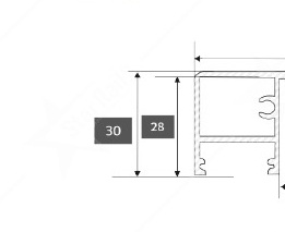 70 × 30 mm Two Side LED - SRT 33 image 2