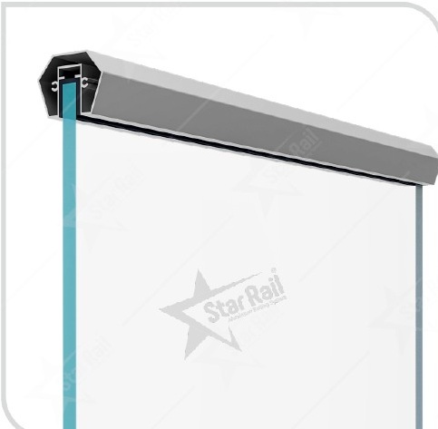 60 × 45 mm Diamond Pipe - SRT 37 - Architectural Aluminium Glass Railing Hardware | Star Rail Gujarat Wholesaler