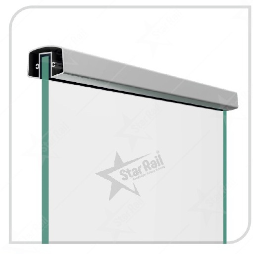 55 × 30 mm Mini Oval - SRT 38 - Architectural Aluminium Glass Railing Hardware | Star Rail Gujarat Wholesaler