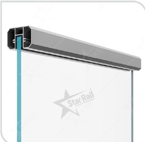 70 × 30 mm Four Part - SRT 41 - Architectural Aluminium Glass Railing Hardware | Star Rail Gujarat Wholesaler
