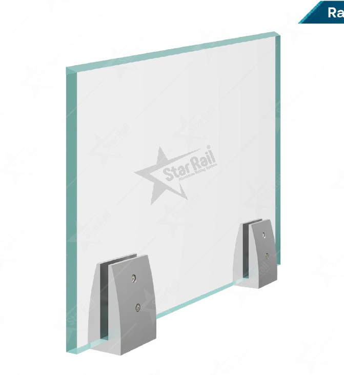 Radius Bracket - SRBR 05 - Architectural Aluminium Glass Railing Hardware | Star Rail Gujarat Wholesaler