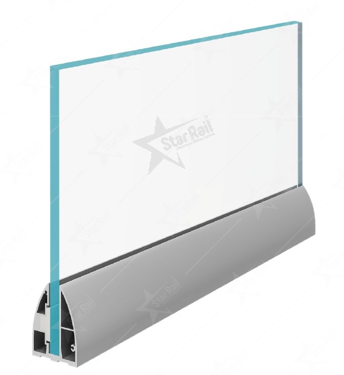 Regular Feri - SRB 01 - Architectural Aluminium Glass Railing Hardware | Star Rail Gujarat Wholesaler