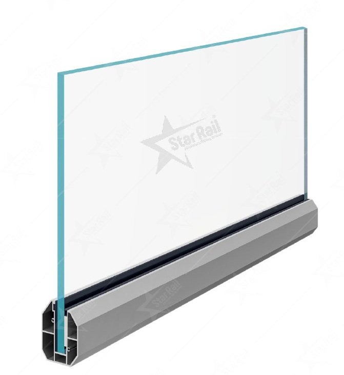 Step Feri - SRB 05 - Architectural Aluminium Glass Railing Hardware | Star Rail Gujarat Wholesaler