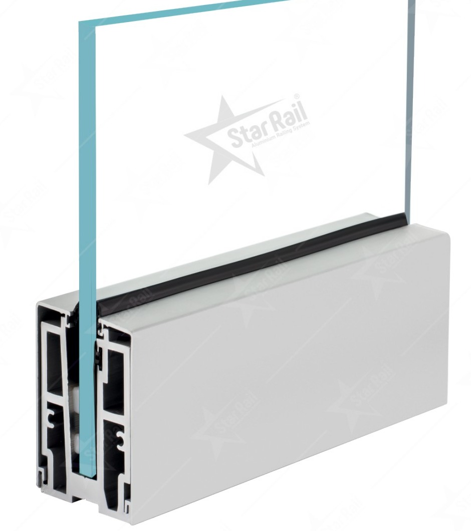 Step Bracket & Cover - SRB 07 - Architectural Aluminium Glass Railing Hardware | Star Rail Gujarat Wholesaler